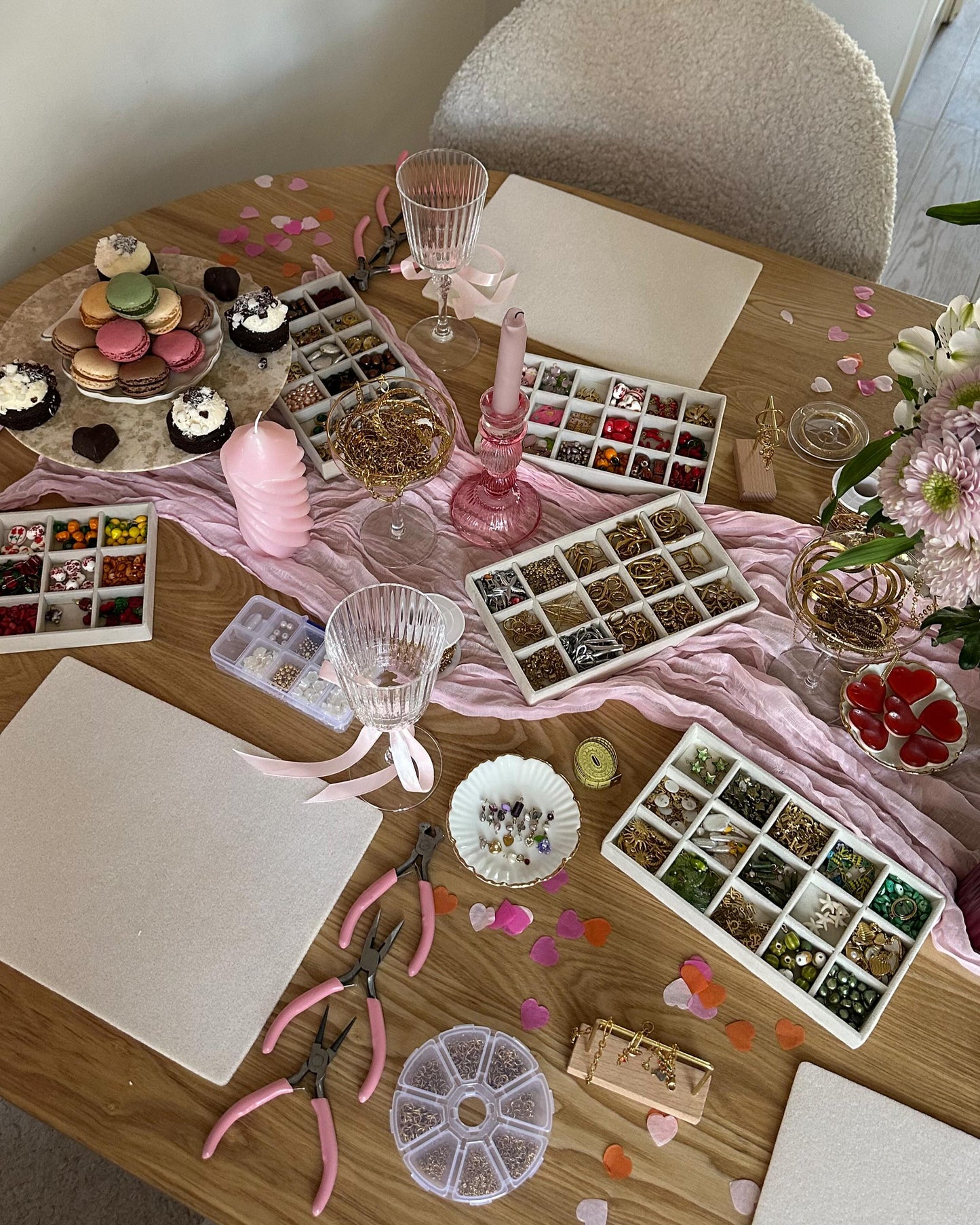 Spring Charm Jewelry Workshop with Matcha & Sweet Treats ππ΅πΈ