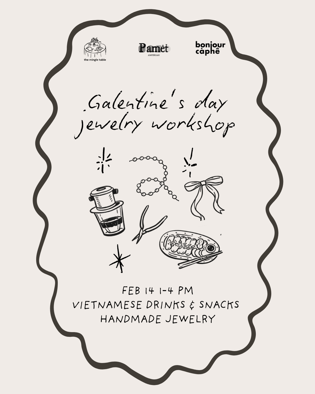 Galentine’s day Jewelry Workshop ✨💘