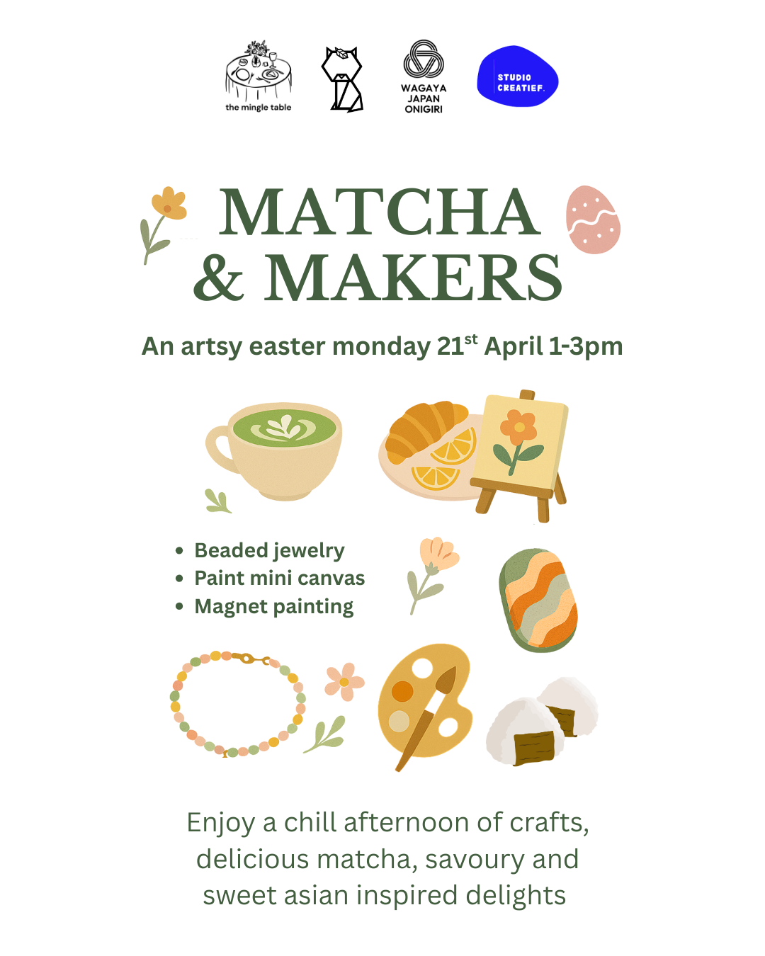 Matcha & Makers: Easter Monday Edition 🍵🎨